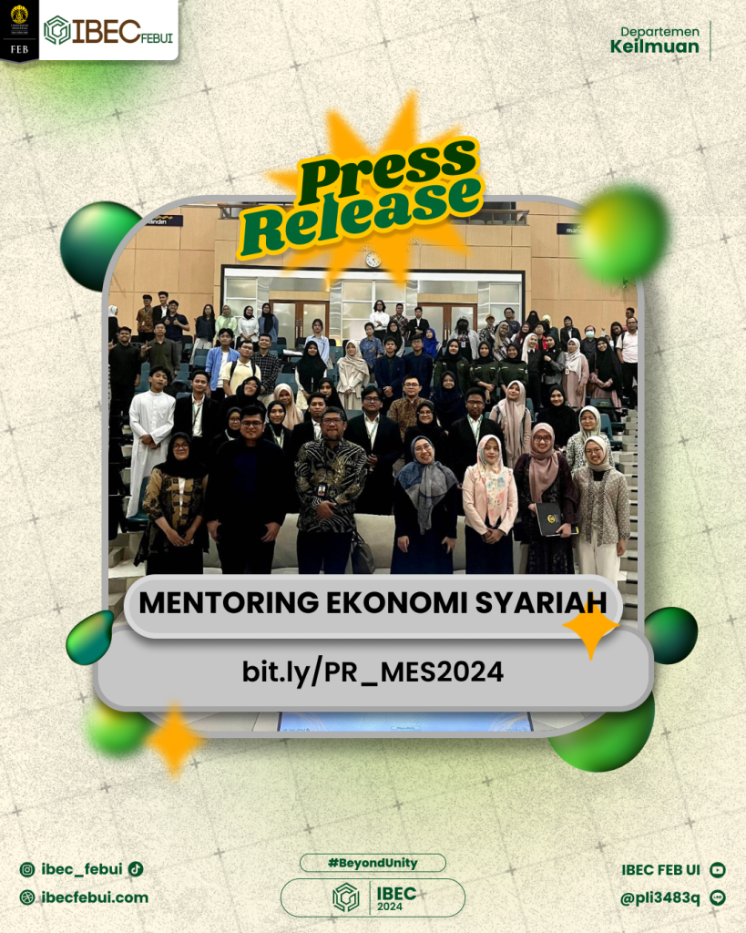 Press Release: Mentoring Ekonomi Syariah 2024