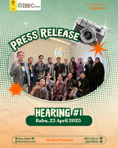 Press Release: Hearing 1 Keilmuan 2025