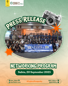 Press Release: Networking Program IBEC FEB UI x HIMA EKIS UMJ