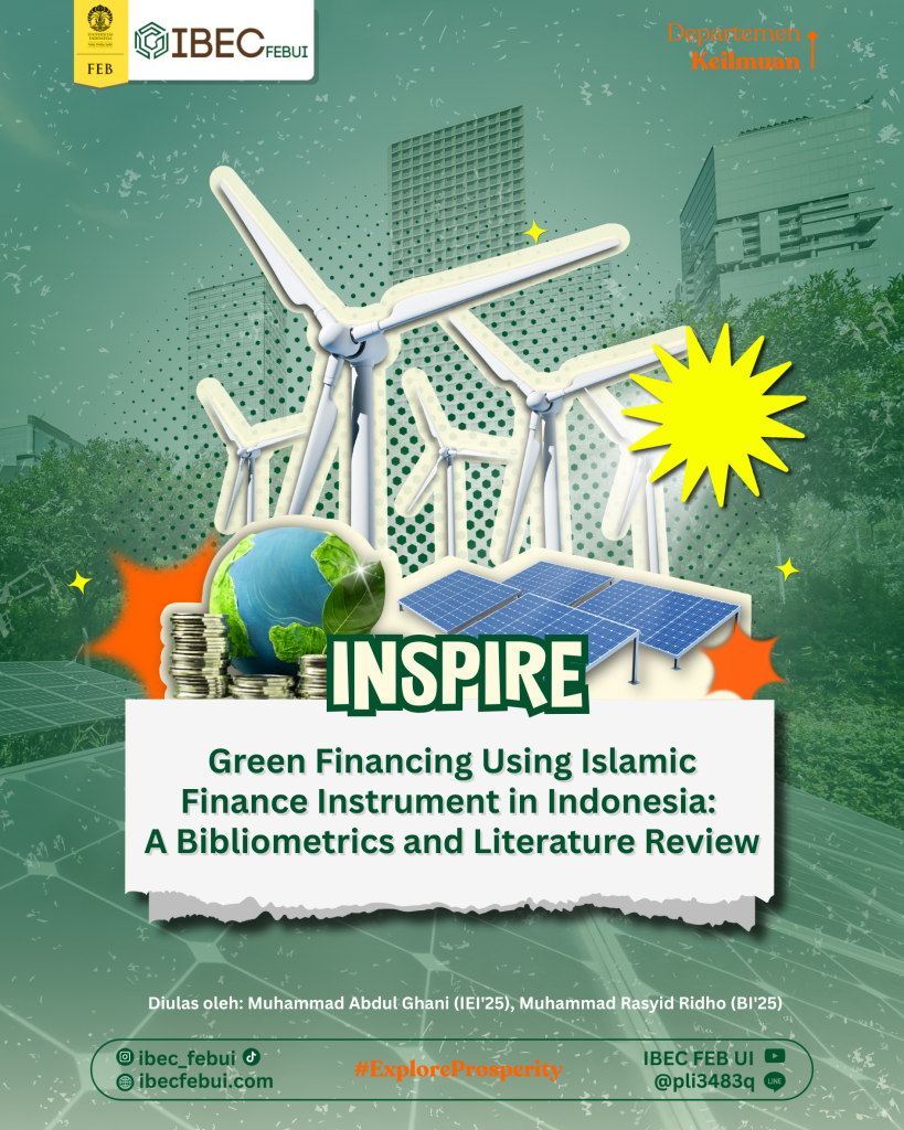 Green Financing Using Islamic Finance Instruments in Indonesia:  A Bibliometrics and Literature Review