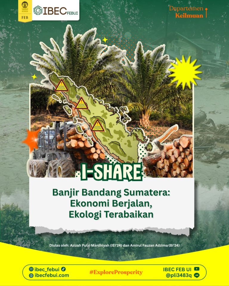 Banjir Bandang Sumatera: Ekonomi Berjalan, Ekologi Terabaikan